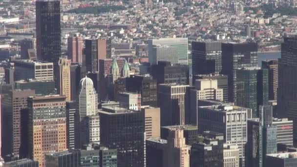 City Aerial, Urban, Neighborhoods, District — Stock Video