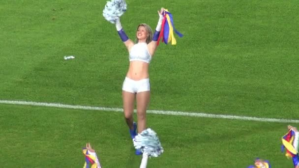 Cheerleaderki, talentów, artystów wykonawców — Wideo stockowe