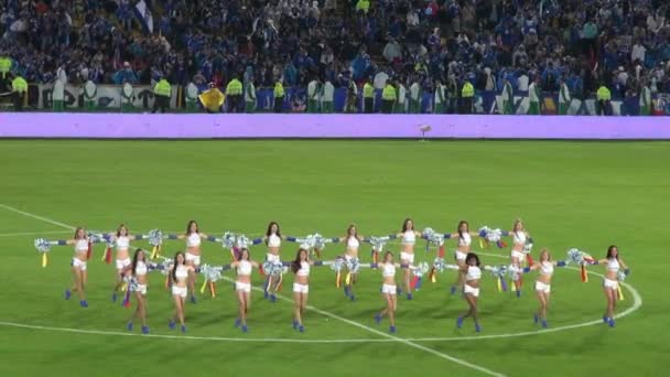 Wydajność, cheerleaders, talent — Wideo stockowe