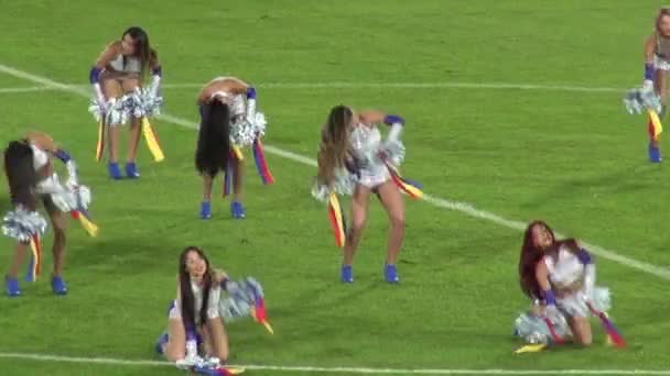 Wydajność, cheerleaders, talent — Wideo stockowe