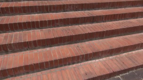 Brick Stairs, Steps, Stairwells, Staircases — ストック動画