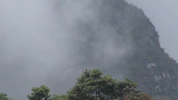 Mlha, mlha, mraky, zakalený, pára — Stock video