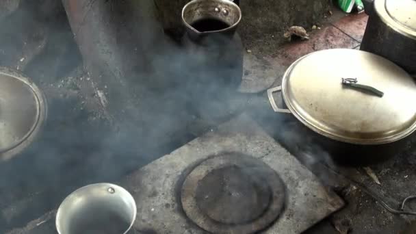 Cocina estufa — Vídeos de Stock