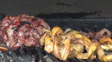 ızgara etler, Barbekü, pişirme, gıda