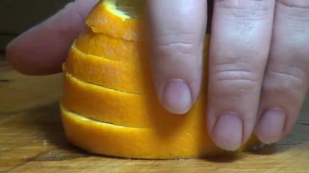 Oranges, fruits, produits frais, articles d'épicerie — Video