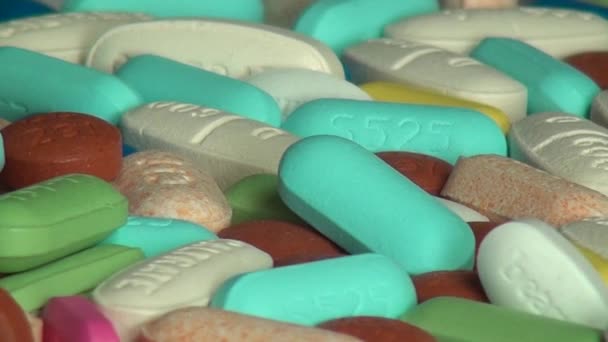 Comprimidos, Medicina, Drogas, Saúde — Vídeo de Stock