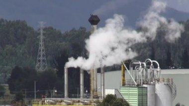 Fabrika, üretim, sanayi, kirliliği