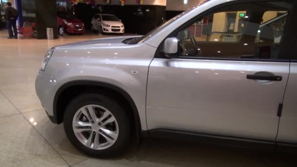 SUV-y, samochody ciężarowe, zwrotnice, sportowe Pojazdy nowe — Wideo stockowe