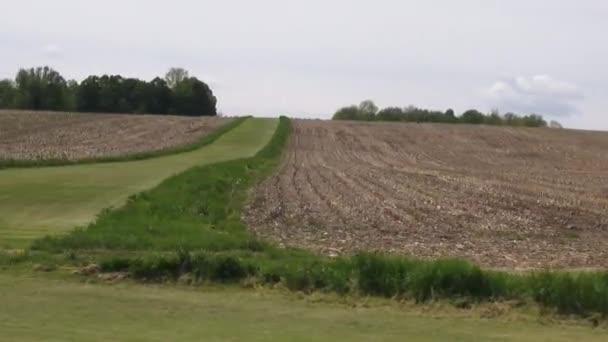 Suelo, Suciedad, Tierra, Tierra, Granja, Agricultura, Primavera — Vídeo de stock