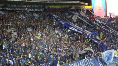 14 Mart 2014 - Bogota, Kolombiya - Socces Fans Feeling Histeri