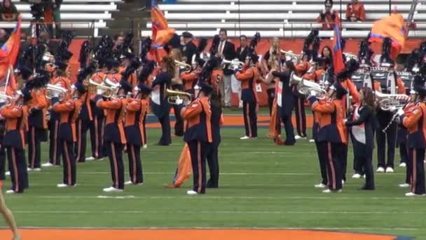 Marching Band, musicerandet — Stockvideo