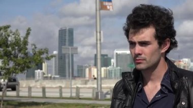Kentsel erkek, adam, şehir Resident
