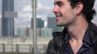 Kentsel erkek, adam, şehir Resident