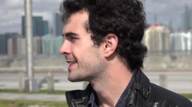 Kentsel erkek, adam, şehir Resident