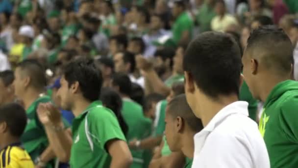 March 3, 2015 - Cali, Colombia - Fans at Soccer Game — Stock Video