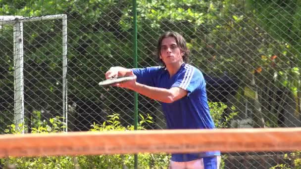 网球，网球之类的运动 — 图库视频影像