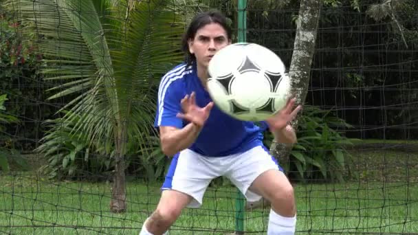 Football Gardien de but, Joueur, Futbol, Sport — Video