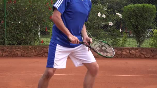 Tennis, ketsjer sport – Stock-video