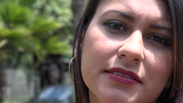 Латиноамериканка, латиноамериканка, латиноамериканка, женщина, человек — стоковое видео