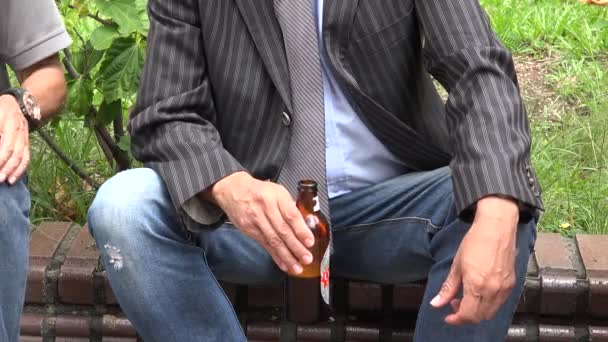 Homem, Masculino, Cerveja, Álcool — Vídeo de Stock