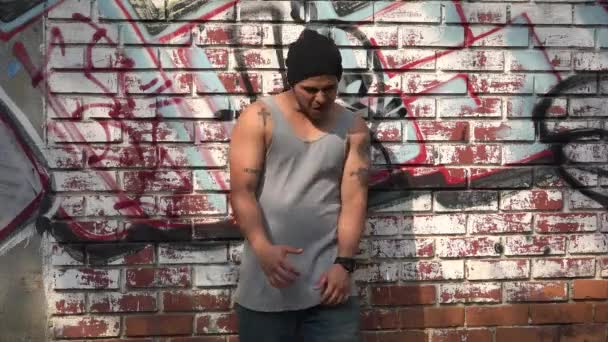 Rapper, Hip Hop, Sänger, Rap-Künstler — Stockvideo