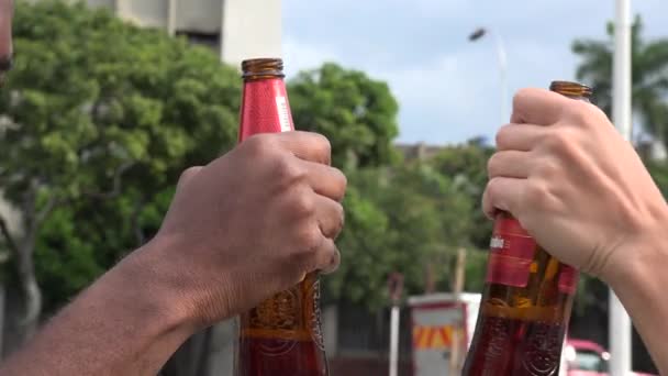 Пиво, алкоголь, напитки — стоковое видео
