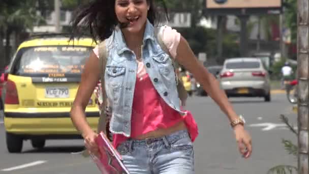 Março 26 2015 - Cali, Colômbia - Dança Estudantil, Adolescentes, Educação — Vídeo de Stock