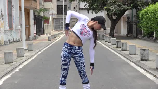 Esercizio fitness, Aerobica, Stile di vita sano — Video Stock