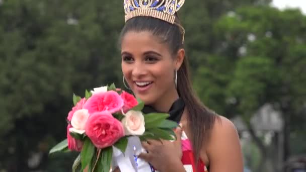 Rainha da beleza, Modelos, Concurso de beleza — Vídeo de Stock