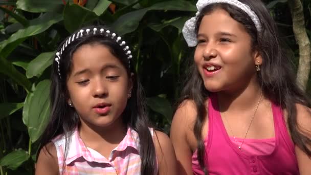 Irmãs ou amigos cantando juntos — Vídeo de Stock