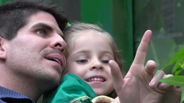 Padre e figlia — Video Stock