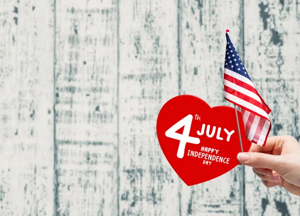 4 july Happy Independence Day — Stock Photo, Image