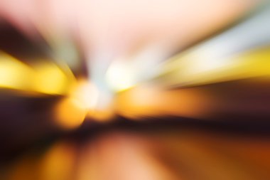 Gece pazarının soyut bulanık ışık