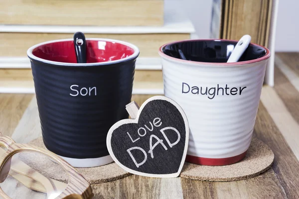 Happy Fathers dagskoncept — Stockfoto