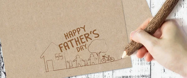 Happy Fathers dagskoncept — Stockfoto