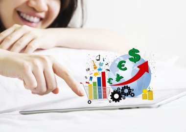 Tasarım çalışması için dijital pazarlama kavramları
