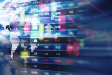 Borsa arka plan tasarım