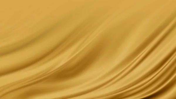 Gold Luxury Fabric Background Copy Space — Stock Photo, Image