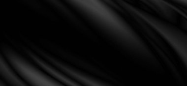 Kopya alanı 3 boyutlu resimli siyah kumaş arkaplanı