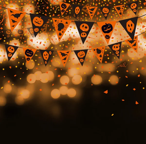 Hintergrund der Halloween-Flagge — Stockfoto