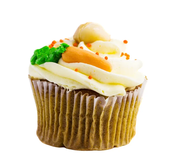 Cupcake sobre fondo blanco — Foto de Stock