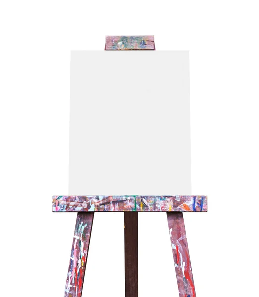 Easel isolert – stockfoto