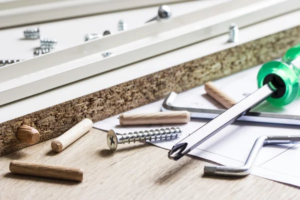 Tools for furniture assembly — Stock Photo, Image