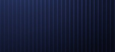 Dark blue wall texture background with copy space 3D render
