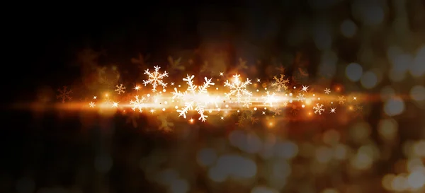 Light with snowflake design for christmas concepts — Stock Photo, Image