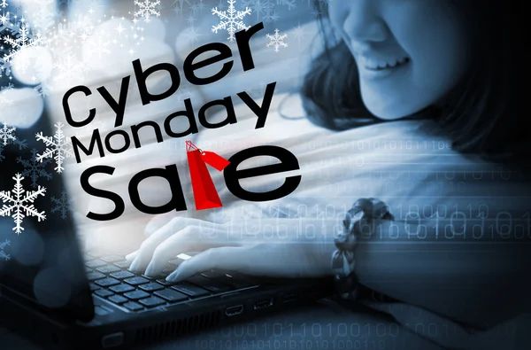 Cyber Monday Venda — Fotografia de Stock