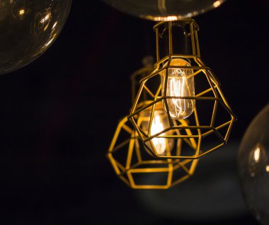 Retro tarzı aydınlatma dekorasyon