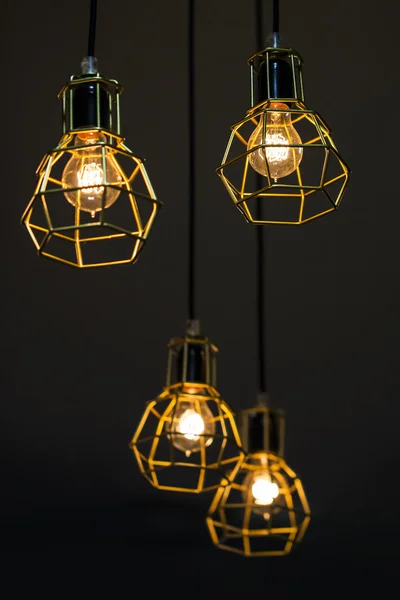 Retro style lighting decor — Stock Photo, Image