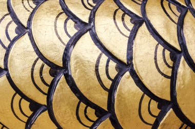 Arka plan altın ejderha ölçekler