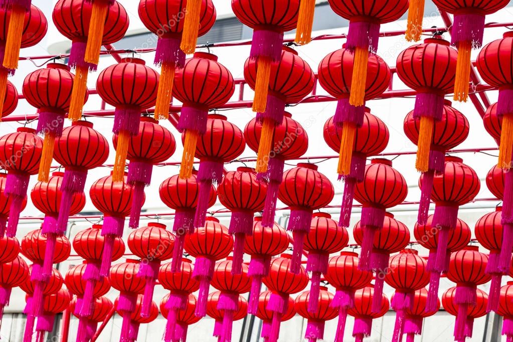 Chinese lanterns decoration for chinese new year
